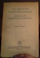 Om keratits parenchymatosa. Studier over experimentel kaninsyfilis. 