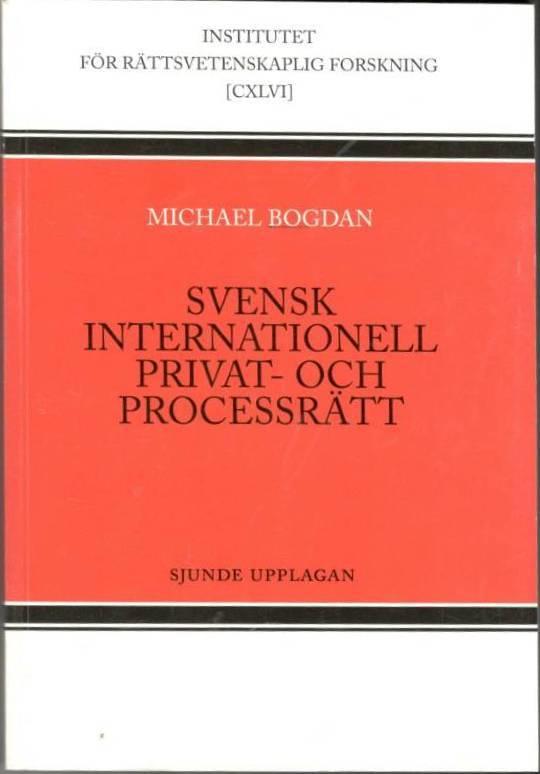 Svensk internationell privat- och processrätt