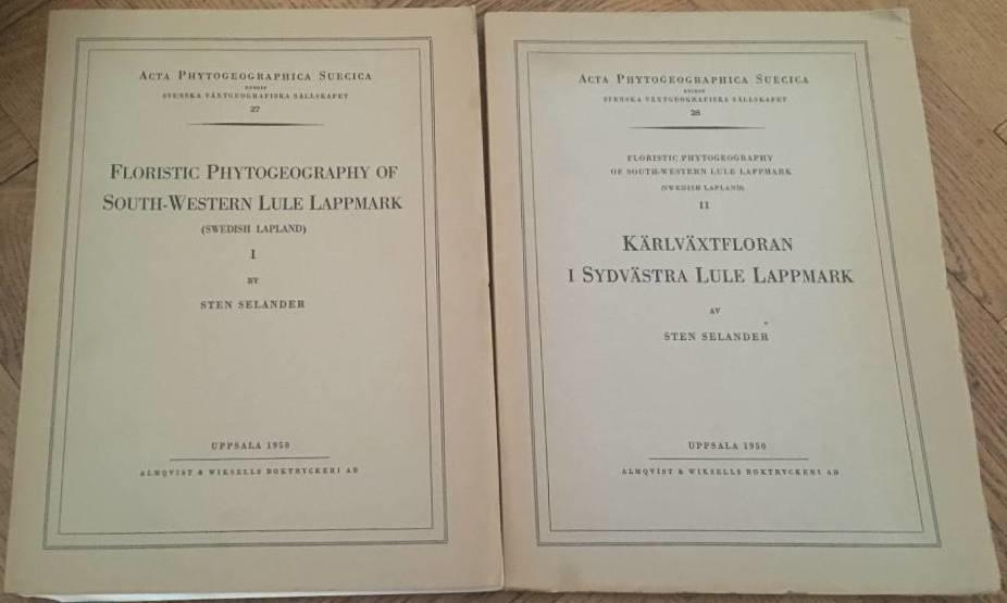Floristic Phytogeography of South-Western Lule Lappmark (Swedish Lapland) / Kärlväxtfloran i Sydvästra Lule Lappmark I-II