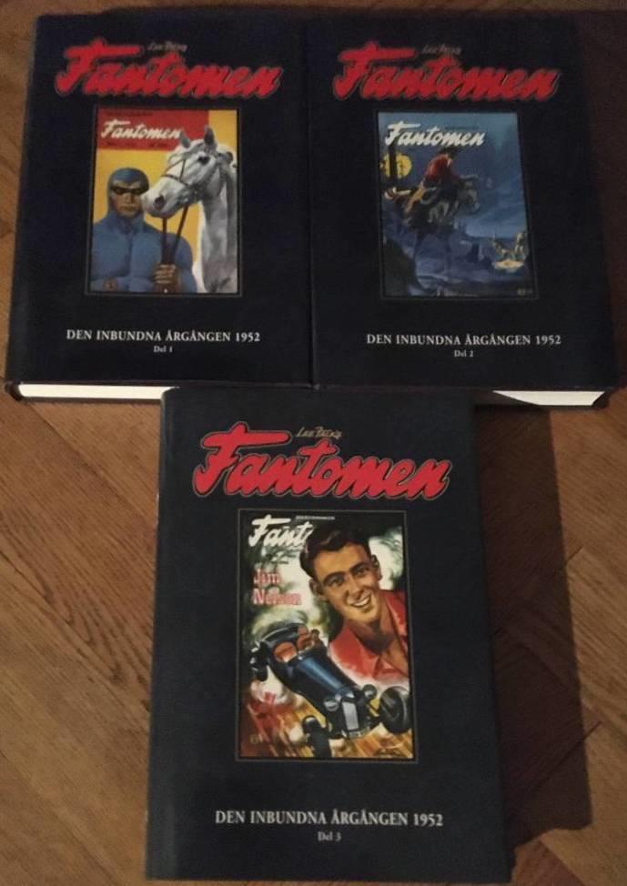 Fantomen. Den inbundna årgången 1952. Del 1-3