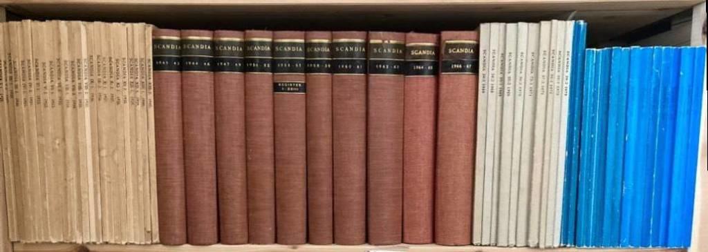 Scandia. Tidskrift för historisk forskning. Vol. 1-50 (ej komplett)