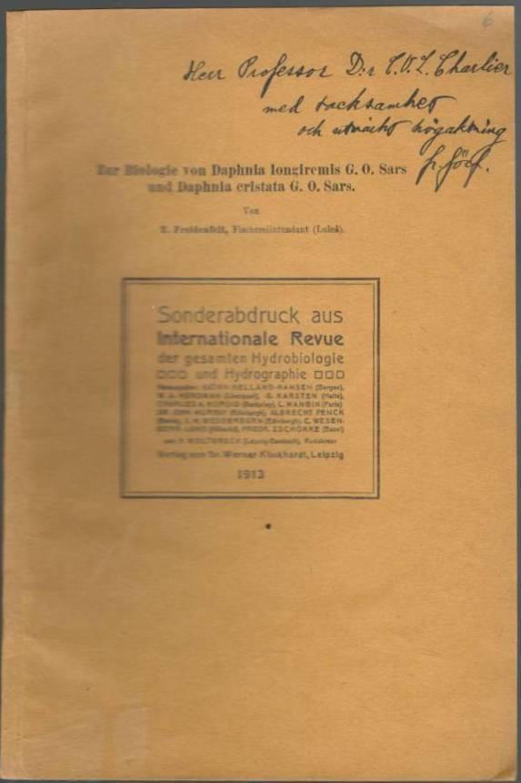 Zur Biologie von Daphnia longiremis G. O. Sars und Daphnia cristata G. O. Sars