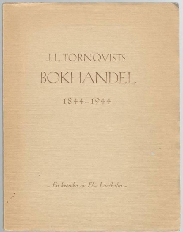 J. L. Törnqvists bokhandel 1844-1944