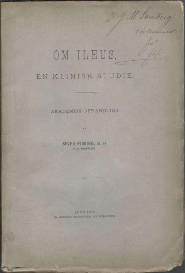 Om Ileus. En klinisk studie