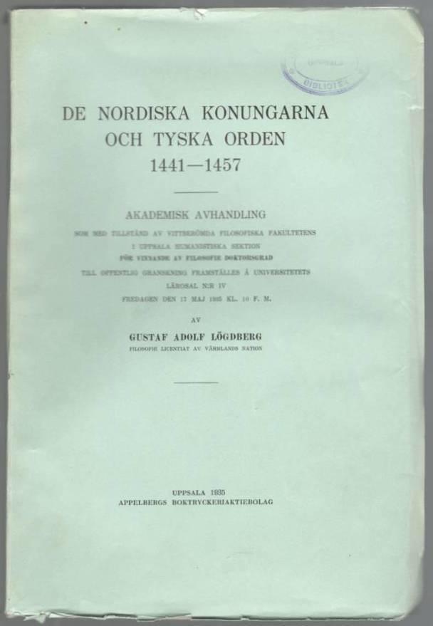 De nordiska kungarna och tyska orden 1441-1457