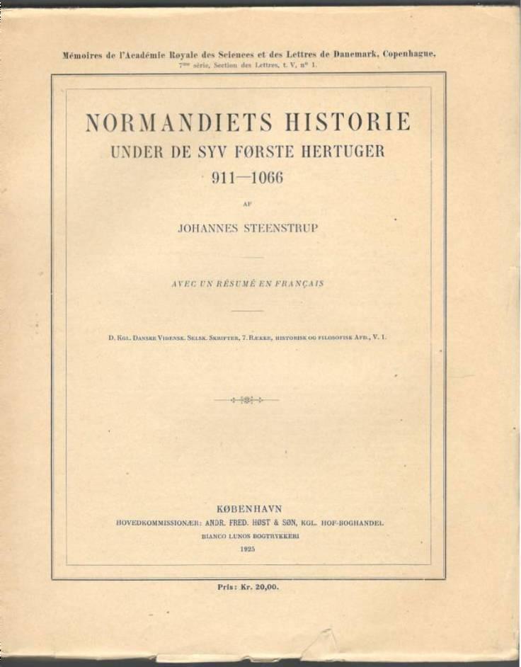 Normandiets historie under de syv første hertuger 911-1066