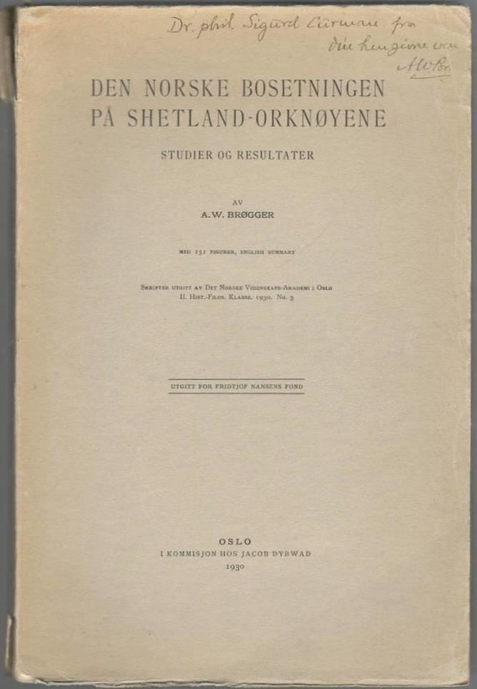 Den norske bosetningen på Shetland-Orknøyene. Studier og resultater