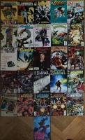 26 DC-tidningar: Legion of Super-Heroes 39, 47, 48, 2 + Legionnaires 74 + Metal Men 1-2, 4 + Metamorpho 5 + Scare Tactics 3-4 + Spectre 18 + Smallvill