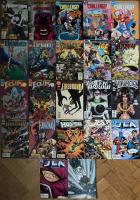 22 DC-tidningar: Animal Man 19 + Captain Atom 15 + Challenge 2, 4, 6 + Checkmate 22, 25 + Creature Commandos 4 + Damage 16 + The Demon 20 + Eclipse 3-