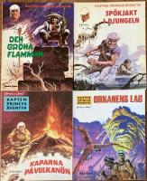 Kapten Princes äventyr 1-3 + 7: Den gröna flamman, Spökjakt i djungeln, Kaparna på Vulkanön, Orkanens lag