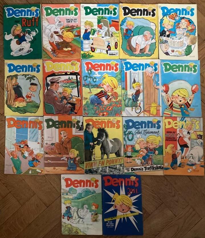 Dennis 4 + 10 + 13 +16 + 26/1962, 10 + 12-13 + 16 + 19/1963, 1 + 6 + 9 + 13 + 17 + 22 + 25/1964