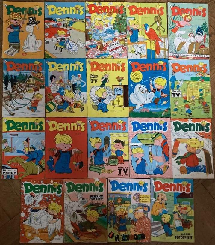 Dennis 7 + 9 + 12/1958, 2 + 7 + 12/1959, 5 + 7 + 9 + 12 + 15 + 22 + 25/1960, 4 + 6 + 8 + 10 + 14 + 19/1961