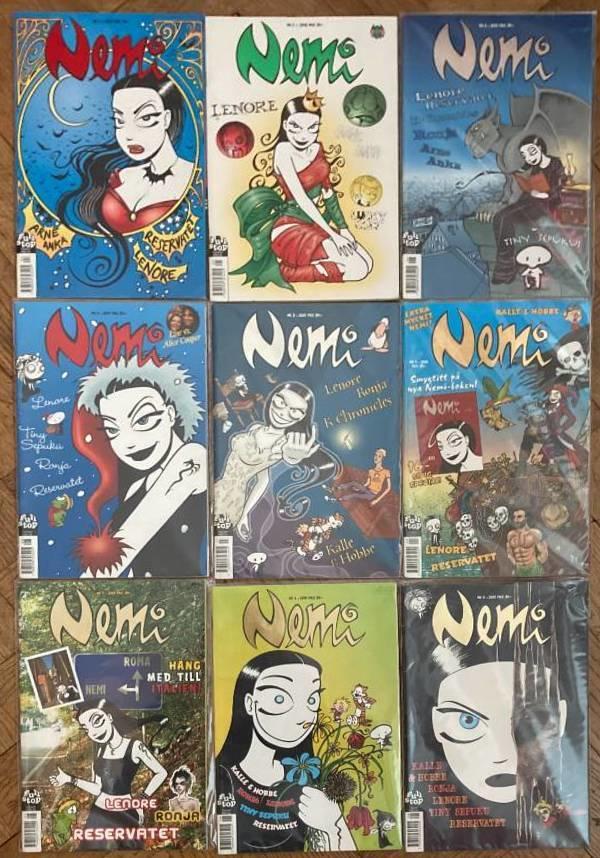 Nemi 4-5/2003, 6 + 8/2004, 3-6 + 8/1005