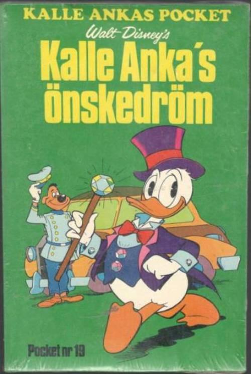Kalle Ankas pocket nr 19. Kalle Anka's önskedröm (i originalplast)