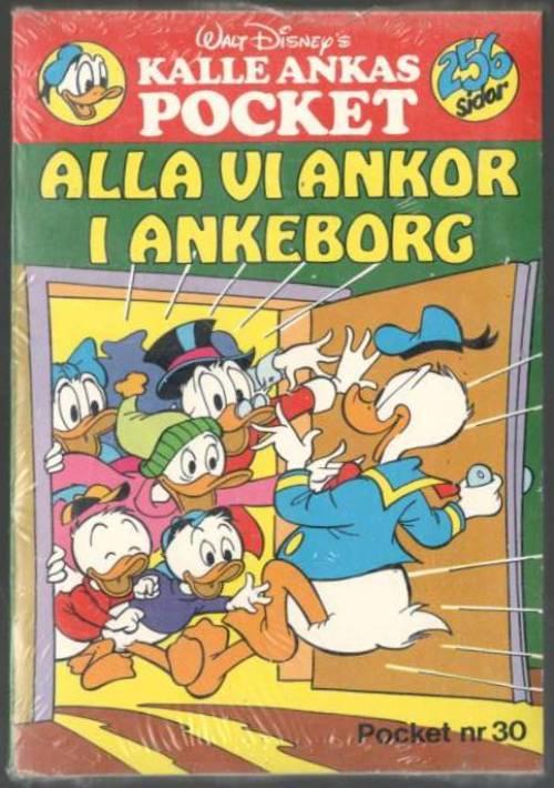 Kalle Ankas pocket 30. Alla vi ankor i Ankeborg (i originalplast)