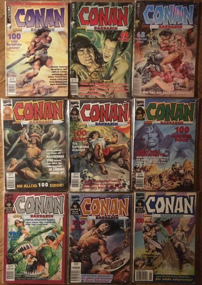 Conan Barbaren 5-7/1993, 3-4 + 6/1994, 3 + 5-6/1995