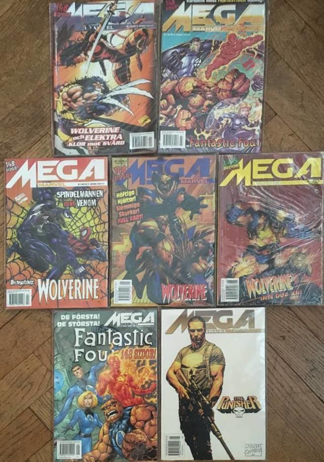 Mega Marvel 1 +3-4/1998, 1 + 6 1999, 1 + 5/2001