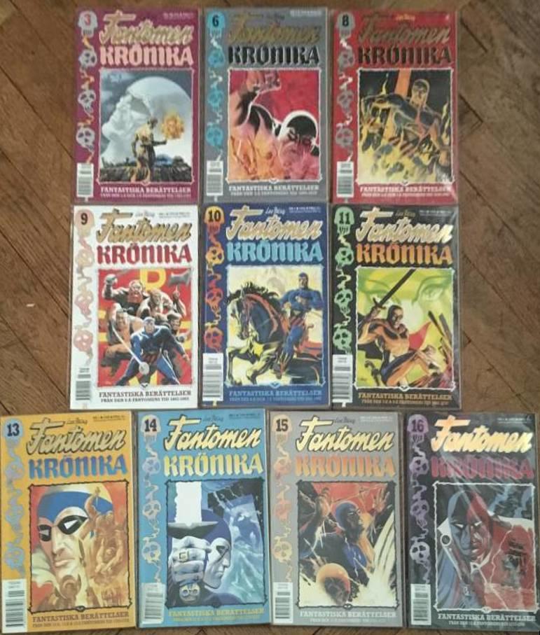 Fantomen krönika 3, 6, 8-11, 13-16