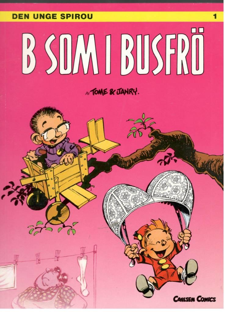 Den unge Spirou 1. B som i busfrö