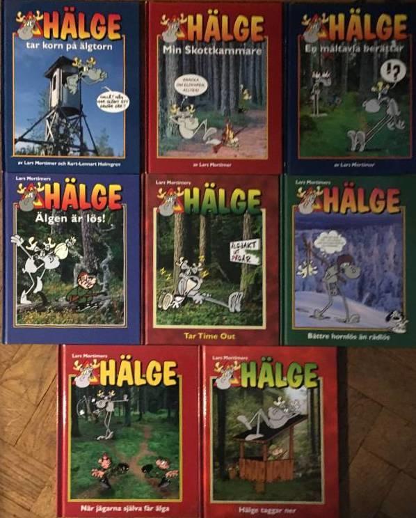 Åtta delar av Hälge fotobok (1-6 + 8-9)