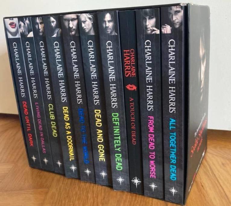 The Sookie Stackhouse Novels: Dead Until Dark, Living Dead in Dallas, Club Dead, Dead to the World, Dead and Gone, Definitely Dead, A Touch of Dead, F