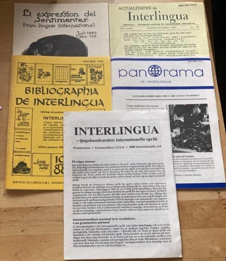 Div. småskrifter om interlingua