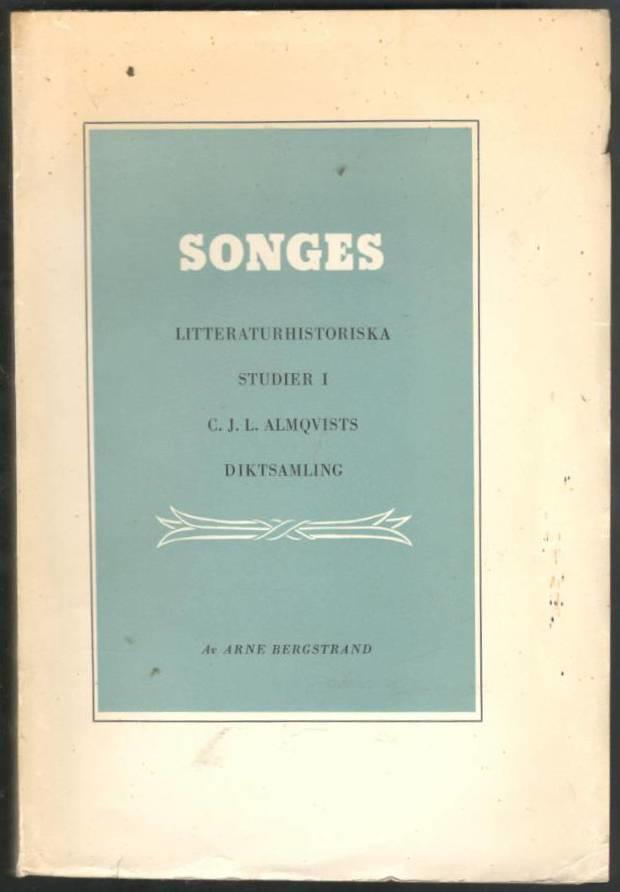Songes. Litteraturhistoriska studier i C. J. L. Almqvists diktsamling