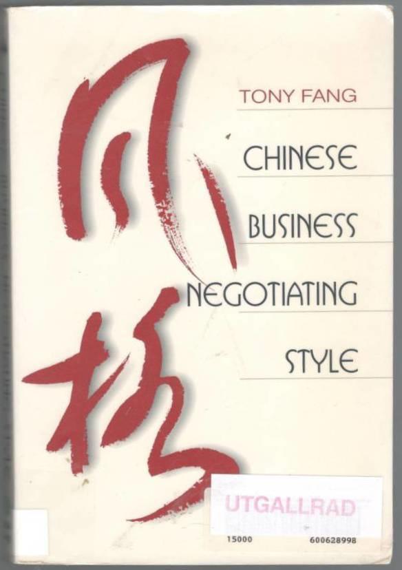 Chinese Business Negotiating Style