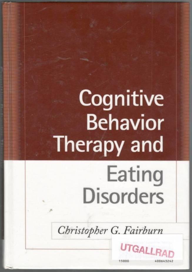 Cognitive behavior therapy and eating disorders