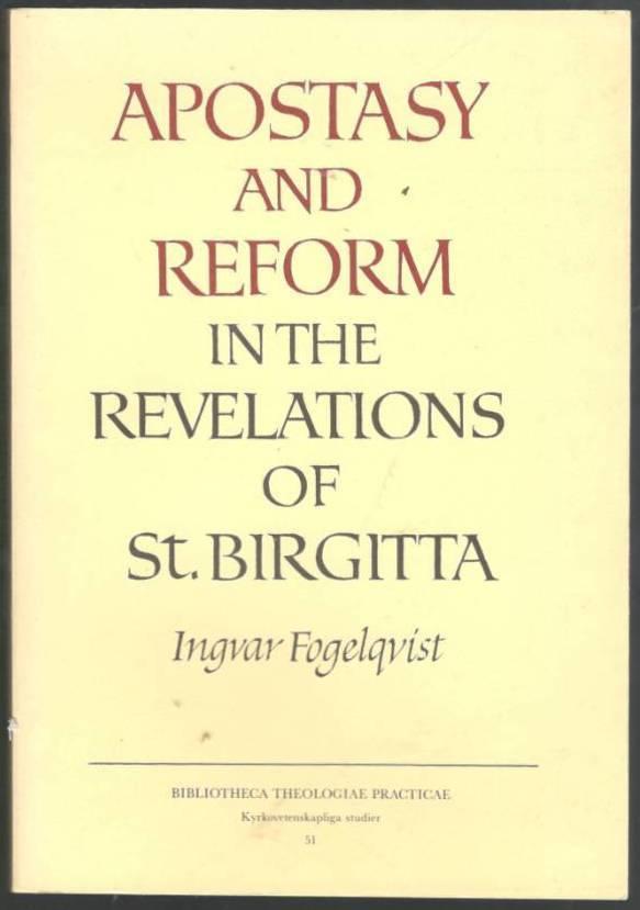 Apostasy and reform in the revelations of St. Birgitta