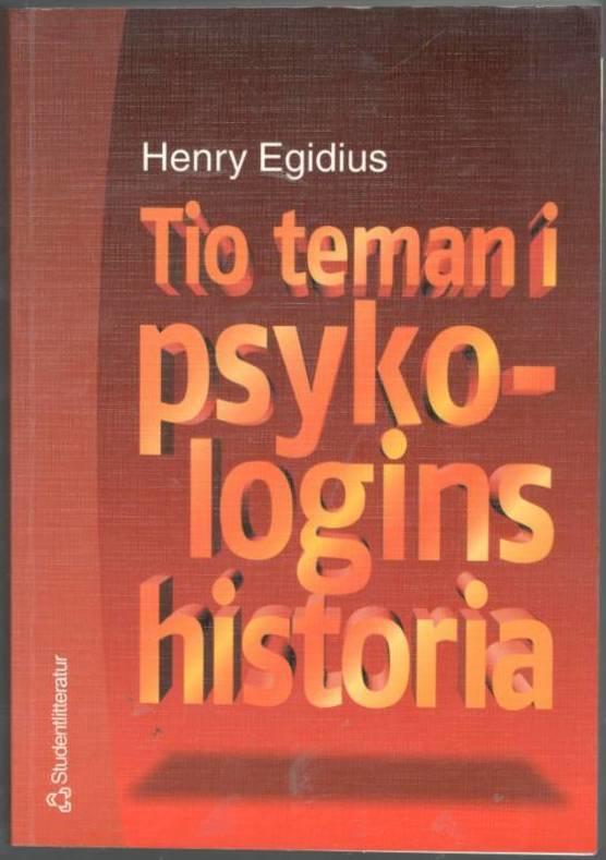 Tio teman i psykologins historia