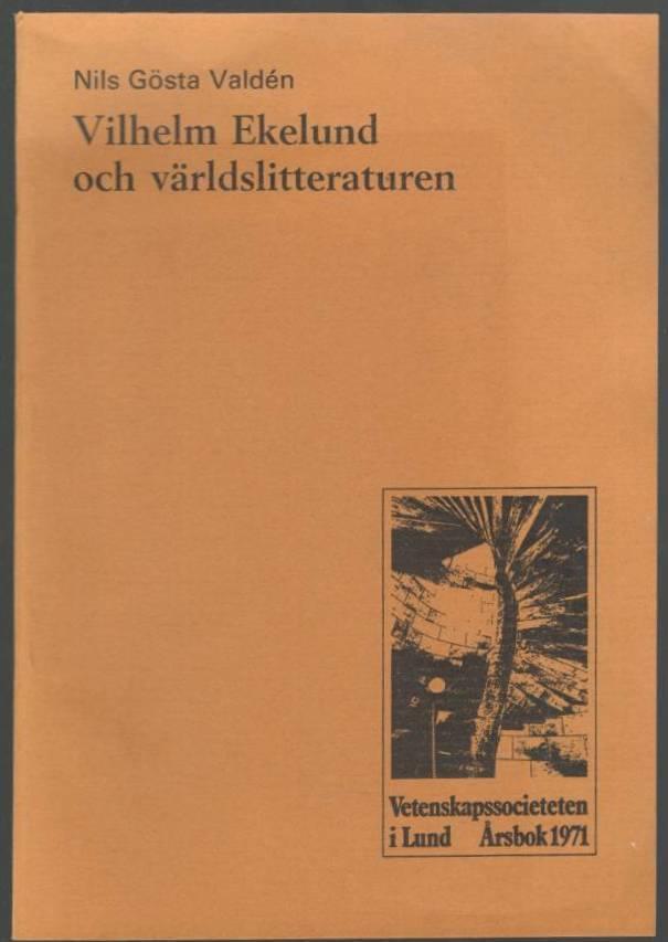 Vilhelm Ekelund och världslitteraturen