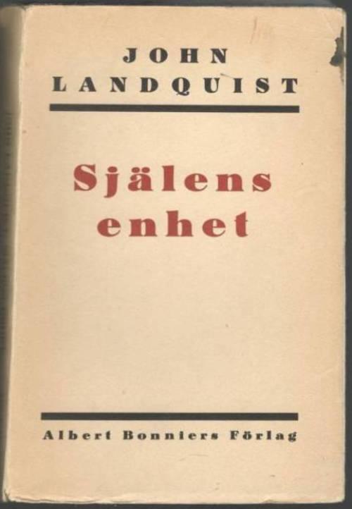 Själens enhet. Tre föreläsningar