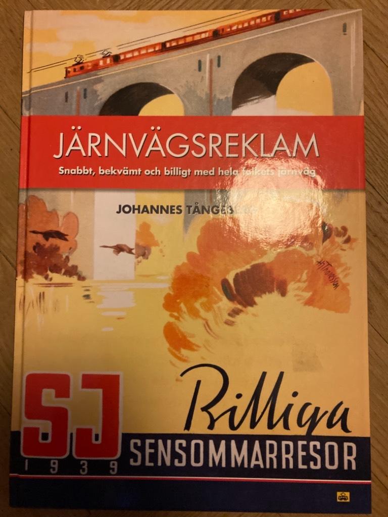 Järnvägsreklam. Snabbt, bekvämt och billigt med hela folkets järnväg