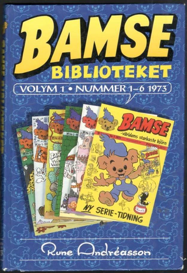 Bamsebiblioteket. Volym 1. Nummer 1-6 1973