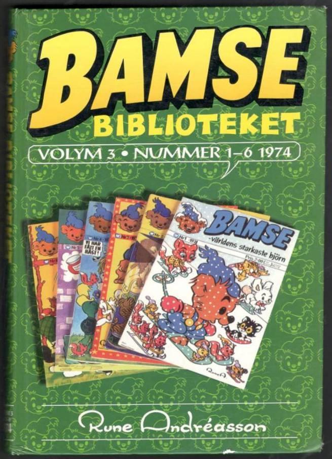 Bamsebiblioteket. Volym 3. Nummer 1-6 1974