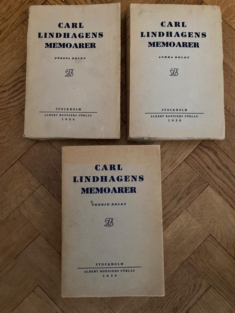 Carl Lindhagens memoarer I-III
