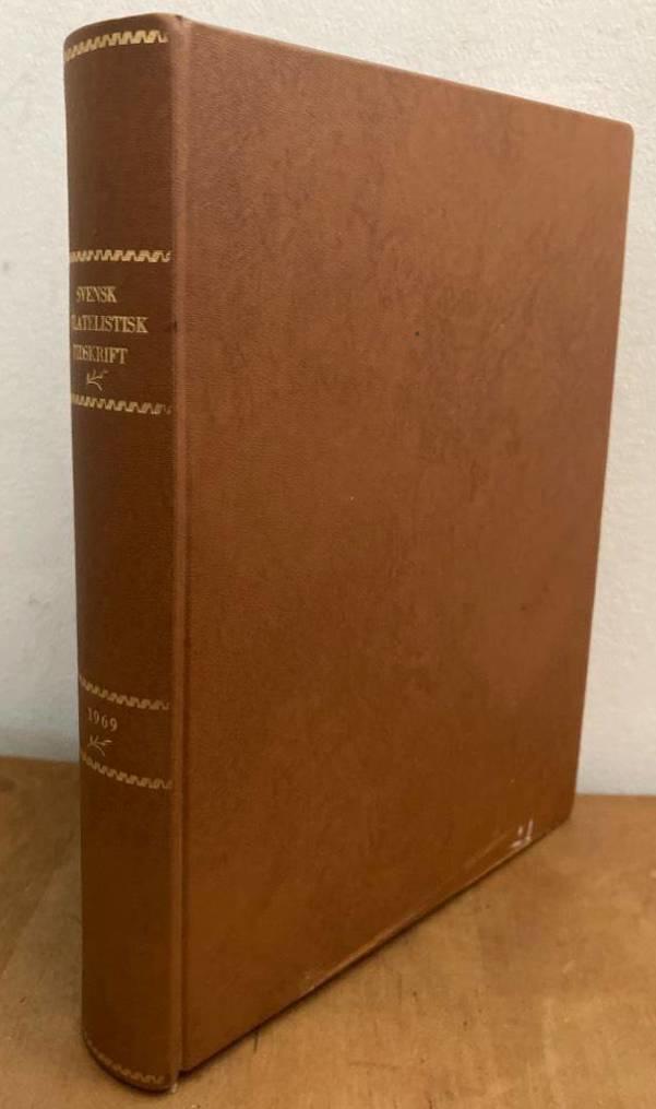 SFT. Svensk filatelistisk tidskrift 1-10 1969 (komplett inbunden årgång)