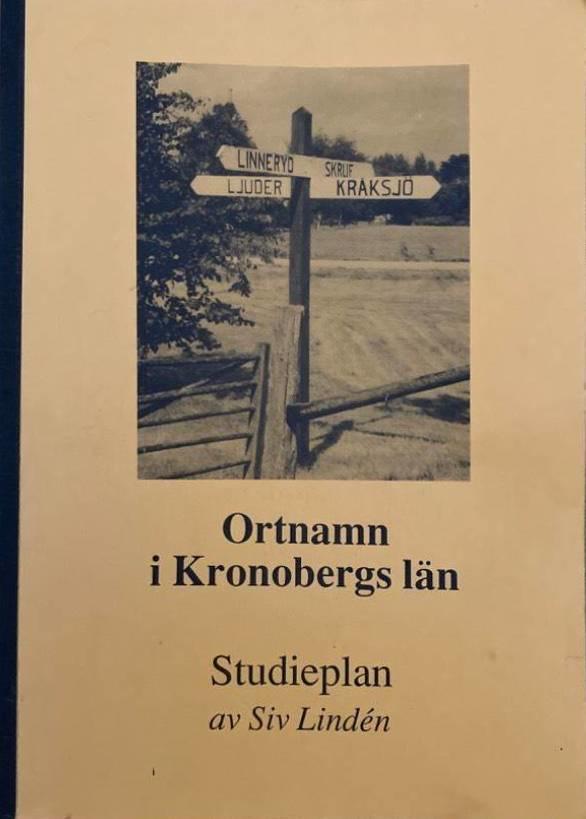 Ortnamn i Kronobergs län. Studieplan