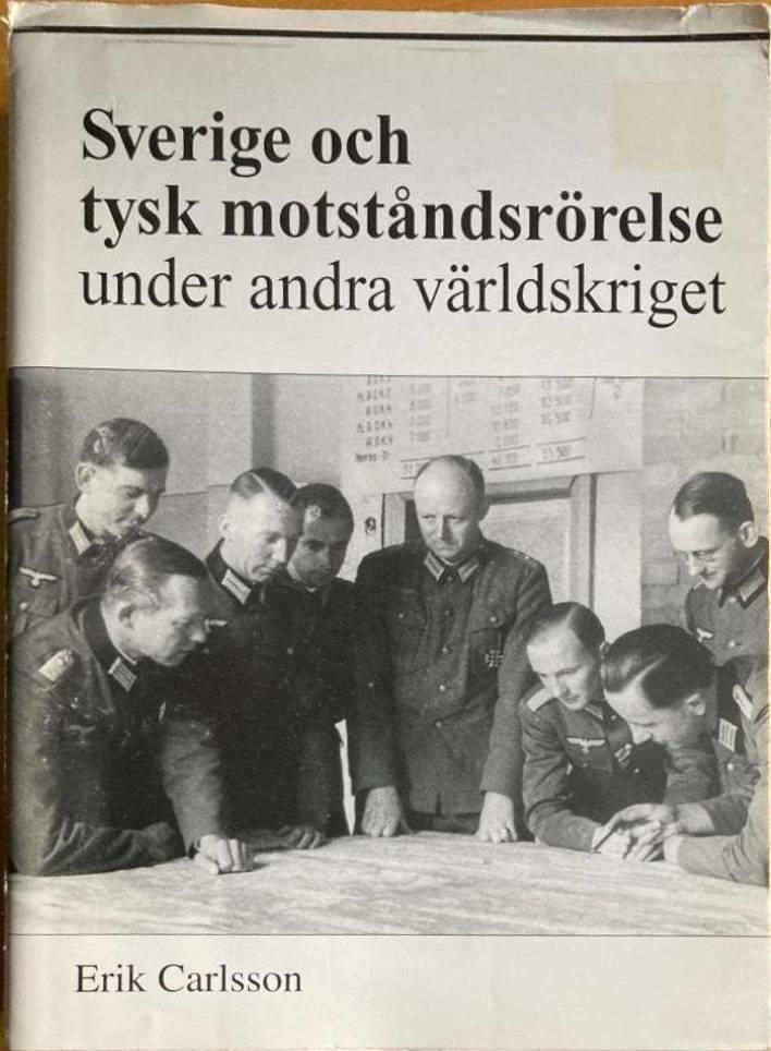 Sverige och tysk motståndsrörelse under andra världskriget