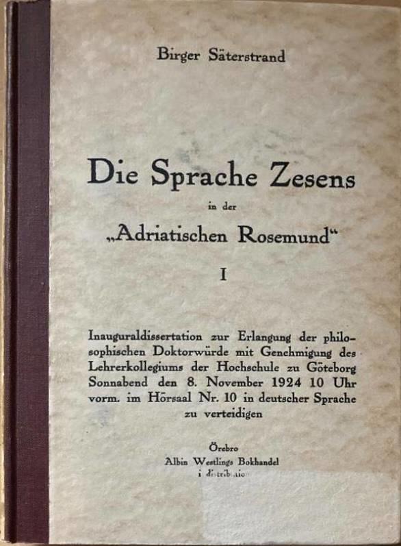 Die Sprache Zesens in der 