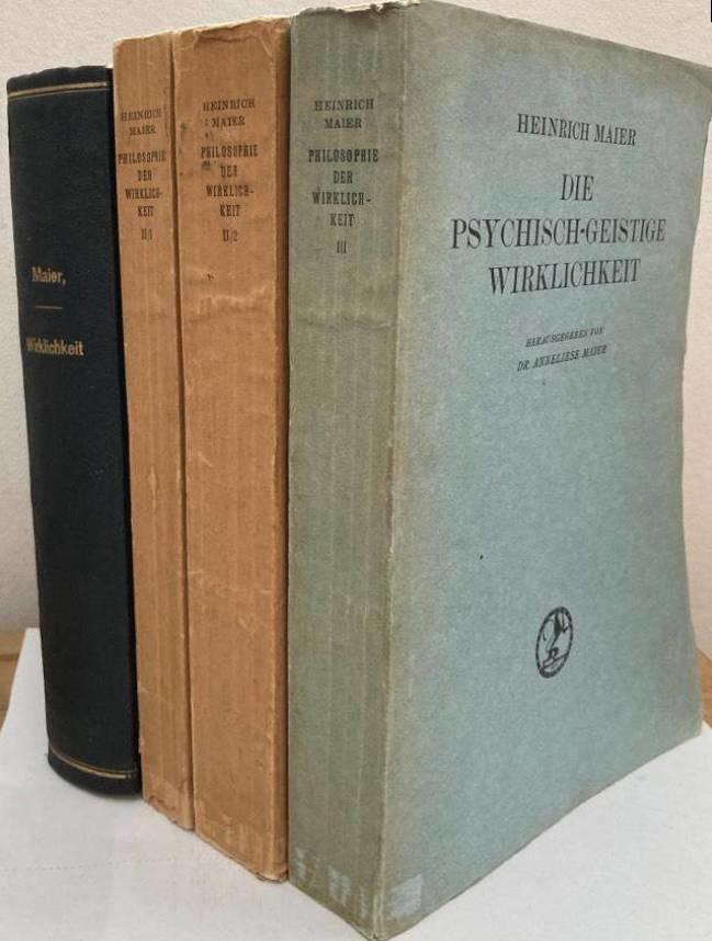 Philosophie der Wirklichkeit I-III