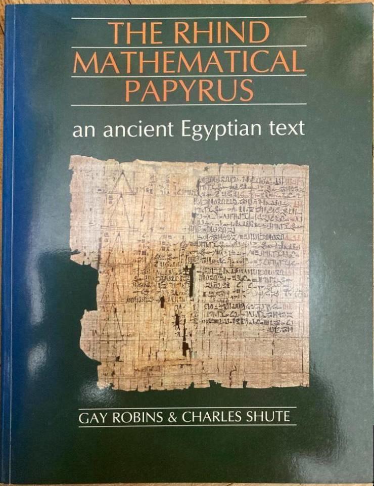 The Rhind matematical papyrus - an ancient Egyptian text