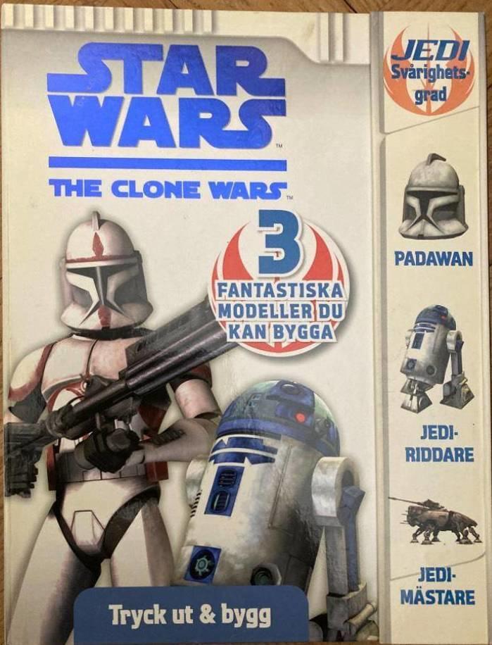 Star Wars. The Clone Wars. Tryck ut & bygg, 3 fantastiska modeller du kan bygga (ej komplett)