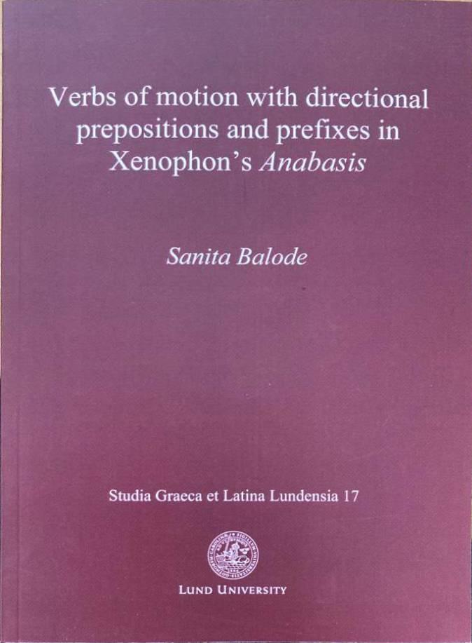 Verbs of motion with directional prepositions and prefixes in Xenophon's Anabasis