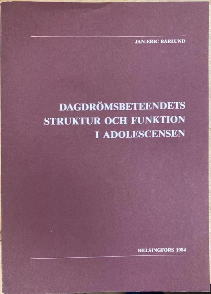 Dagdrömsbeteendets struktur och funktion i adolescensen
