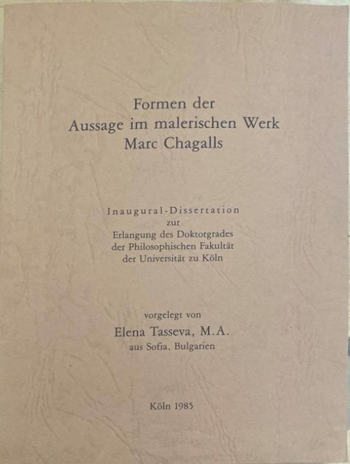 Formen der Aussage im malerischen Werk Marc Chagalls
