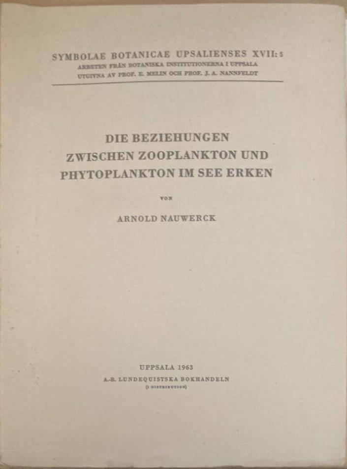Die Beziehungen zwischen Zooplankton und Phytoplankton im See Erken.