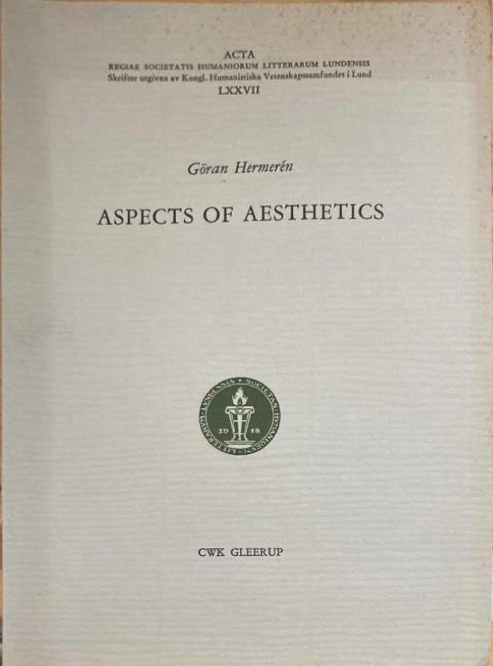 Aspects of aesthetics