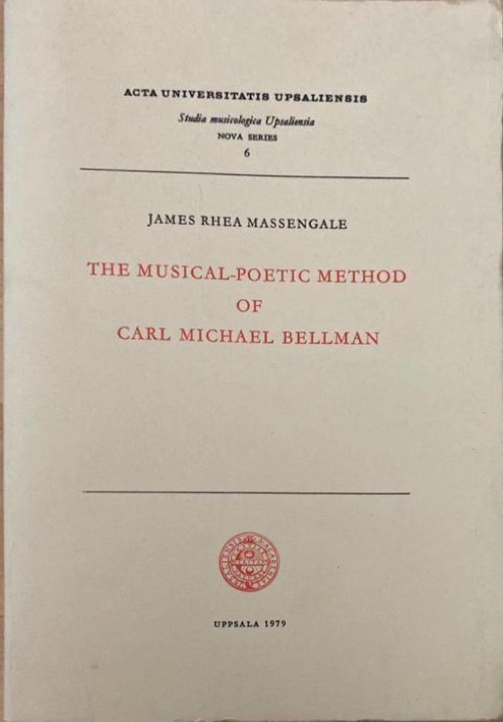 The musical-poetic method of Carl Michael Bellman